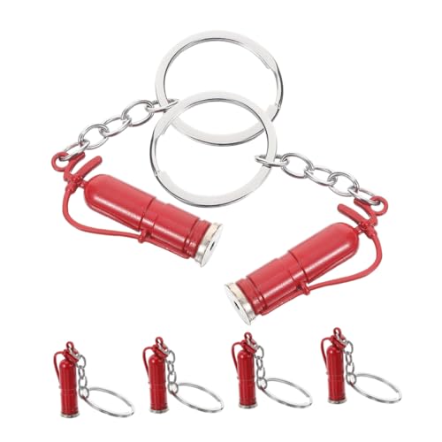 KOMBIUDA 6 Stück Feuerlöscher-Schlüsselanhänger Feuerwehrmann erste Ornament Männer Und schultasche schlüsselanhänger decoration Feuerwehr Zinklegierung rot KOMBIUDA 6 Stück Feuerlöscher-Schlüsselanhänger Feuerwehrmann erste Ornament Männer Und schultasche schlüsselanhänger decoration Feuerwehr Zinklegierung rot von KOMBIUDA
