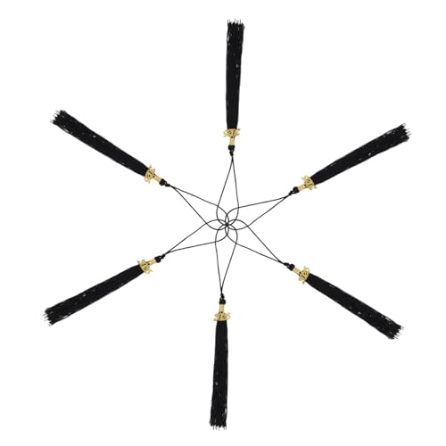 KOMBIUDA 6 Stück Junggesellenhut Quaste Abschlussfeierhüte Abschluss Quasten Abschluss Hut Topper Abschluss Quaste Ornament Quastenzauber Für Abschlusskappen Gold Black Polyester KOMBIUDA 6 Stück Junggesellenhut Quaste Abschlussfeierhüte Abschluss Quasten Abschluss Hut Topper Abschluss Quaste Ornament Quastenzauber Für Abschlusskappen Gold Black Polyester von KOMBIUDA