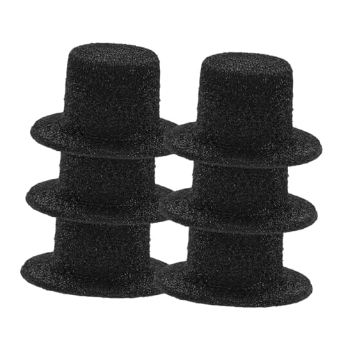 KOMBIUDA 6 Stück Miniatur-Kappen Puppenhut Eva-Material Mini-zylinderhut Zum Basteln Schneemannhut Puppendekorationen Hüte Für Projekte KOMBIUDA 6 Stück Miniatur-Kappen Puppenhut Eva-Material Mini-zylinderhut Zum Basteln Schneemannhut Puppendekorationen Hüte Für Projekte von KOMBIUDA