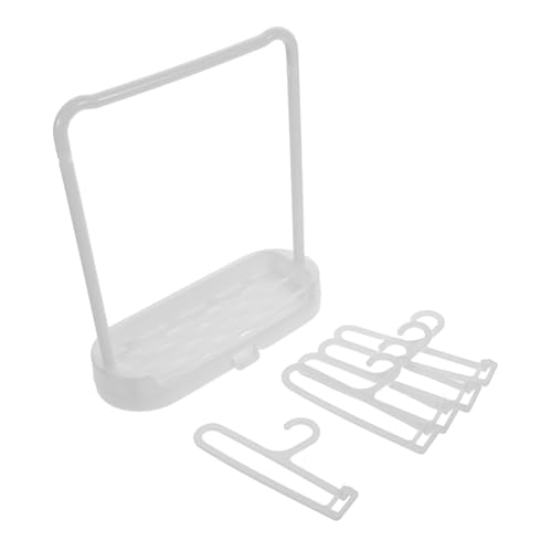KOMBIUDA 6 Stück Mini Kleiderbügel Für Puppen Mit Stabiler Kleiderstange Und Aufhängestange Zum Trocknen Von Kleidung Für Reisen KOMBIUDA 6 Stück Mini Kleiderbügel Für Puppen Mit Stabiler Kleiderstange Und Aufhängestange Zum Trocknen Von Kleidung Für Reisen von KOMBIUDA