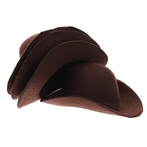 KOMBIUDA 6 Stück Mini-cowboyhut Miniatur-puppenhut Puppenhut- Kleine Hüte Für Puppen Miniaturhüte Mini-hüte Mini-Miniatur-Hut Hut Für Minihauspuppe Hutverzierung Light Brown Stoff KOMBIUDA 6 Stück Mini-cowboyhut Miniatur-puppenhut Puppenhut- Kleine Hüte Für Puppen Miniaturhüte Mini-hüte Mini-Miniatur-Hut Hut Für Minihauspuppe Hutverzierung Light Brown Stoff von KOMBIUDA