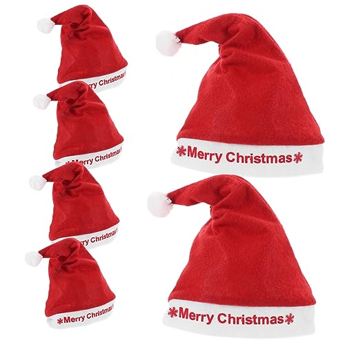 KOMBIUDA Marry Christmas Samt Weihnachtsmannmütze Unisex Warme Weihnachtsmütze Cosplay Weihnachtsmannmütze für Party KOMBIUDA Marry Christmas Samt Weihnachtsmannmütze Unisex Warme Weihnachtsmütze Cosplay Weihnachtsmannmütze für Party von KOMBIUDA