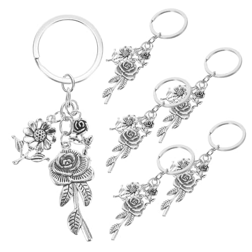 KOMBIUDA 6 Stück Stilvolle Anhänger für Taschen Rucksäcke und Autoschlüssel Kreatives Design für Mädchen Leicht und Praktisch Silber KOMBIUDA 6 Stück Stilvolle Anhänger für Taschen Rucksäcke und Autoschlüssel Kreatives Design für Mädchen Leicht und Praktisch Silber von KOMBIUDA