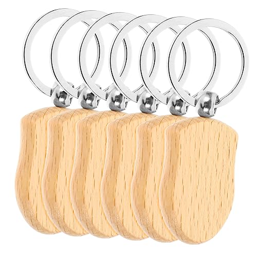 KOMBIUDA 6 Stück Teiliges Holz Schlüsselanhänger Rohlinge aus Buchenholz Gravierbare Holzanhänger zum Bemalen Langlebige und Dekorative Schlüsselringe Kreatives DIY Zubehör für und Alltag KOMBIUDA 6 Stück Teiliges Holz Schlüsselanhänger Rohlinge aus Buchenholz Gravierbare Holzanhänger zum Bemalen Langlebige und Dekorative Schlüsselringe Kreatives DIY Zubehör für und Alltag von KOMBIUDA