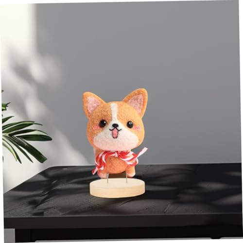KOMBIUDA 6 Stück Teiliges Puppenständer mit Stabilem Holzsockel und Doppeln für Filzen Häkeln und Puppenzubehör Sicherer Halt für Actionfiguren und Handgefertigte Puppen Vielseitig von KOMBIUDA