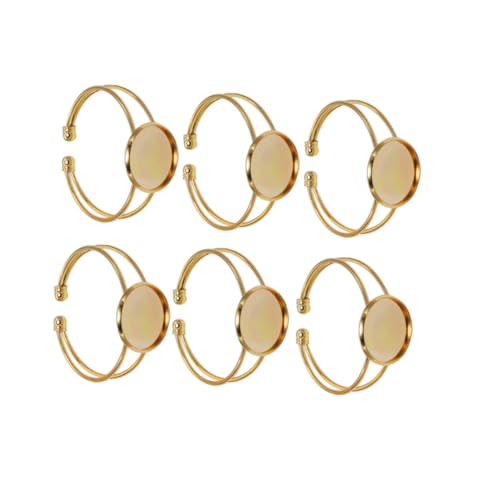 KOMBIUDA 6 Stück Teiliges Vergoldetes Kupfer Y Form Armband Rohlinge Einstellbar DIY Schmuckherstellung Anhänger Geeignet KOMBIUDA 6 Stück Teiliges Vergoldetes Kupfer Y Form Armband Rohlinge Einstellbar DIY Schmuckherstellung Anhänger Geeignet von KOMBIUDA