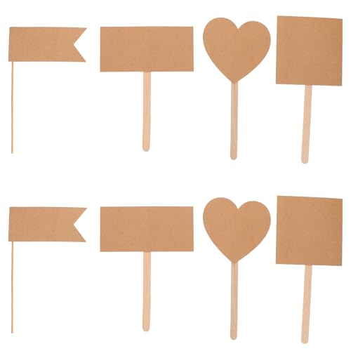 KOMBIUDA 60 Stück Leere Etiketten für Geburtstagskuchen Diy Dessertmarker für Buffets und Veranstaltungen Food Picks für Appetizer KOMBIUDA 60 Stück Leere Etiketten für Geburtstagskuchen Diy Dessertmarker für Buffets und Veranstaltungen Food Picks für Appetizer von KOMBIUDA