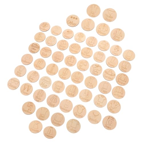 KOMBIUDA 60 Stück Tags organisieren Veranstalter Kleiderschrank Kleidungsschilds Klassifizierungsetiketten für Kleidung Etiketten für Klassenzimmer Kleideretiketten Etiketten für Körbe Holz KOMBIUDA 60 Stück Tags organisieren Veranstalter Kleiderschrank Kleidungsschilds Klassifizierungsetiketten für Kleidung Etiketten für Klassenzimmer Kleideretiketten Etiketten für Körbe Holz von KOMBIUDA