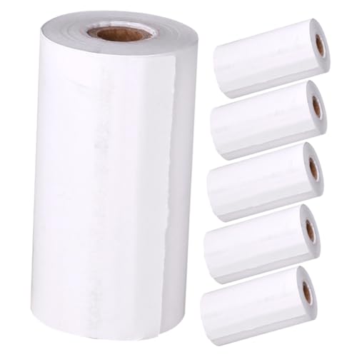KOMBIUDA 6Rollen Druckbare Papierrolle für Sofortdruckkameras Thermopapier für Kinderkameras Langlebig für Fotodruck für Kreative Projekte Erinnerungsfotos KOMBIUDA 6Rollen Druckbare Papierrolle für Sofortdruckkameras Thermopapier für Kinderkameras Langlebig für Fotodruck für Kreative Projekte Erinnerungsfotos von KOMBIUDA