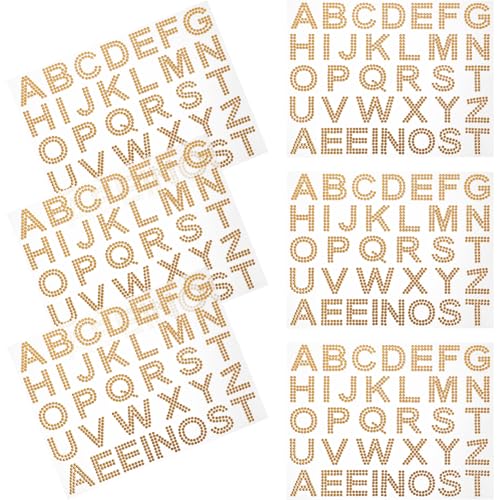 KOMBIUDA 6blätter Wasserdiamant Buchstaben Aufkleber Selbstklebende Strass Sticker Für Kleidung Taschen Und Handys Kreative Dekoration Für Einzigartige Designs KOMBIUDA 6blätter Wasserdiamant Buchstaben Aufkleber Selbstklebende Strass Sticker Für Kleidung Taschen Und Handys Kreative Dekoration Für Einzigartige Designs von KOMBIUDA