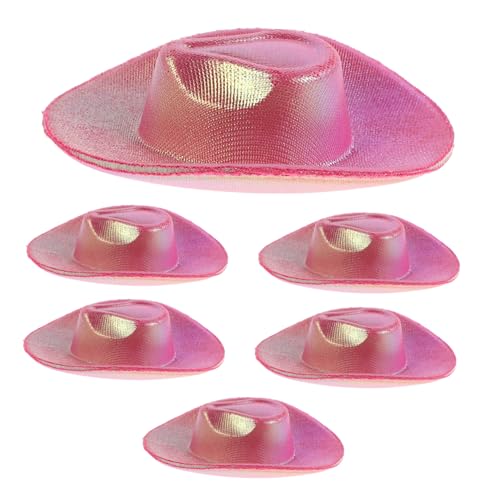 KOMBIUDA 6st Mini-weinflaschenverschluss Rote Partyhüte Mini-kuhhüte Aus Kunststoff Mini-Cowgirl-hüte Für Aufnahmen Cowboy Blaue Partyhüte Bachelorette Hüte Hellrosa Hut Rosy Plastik KOMBIUDA 6st Mini-weinflaschenverschluss Rote Partyhüte Mini-kuhhüte Aus Kunststoff Mini-Cowgirl-hüte Für Aufnahmen Cowboy Blaue Partyhüte Bachelorette Hüte Hellrosa Hut Rosy Plastik von KOMBIUDA