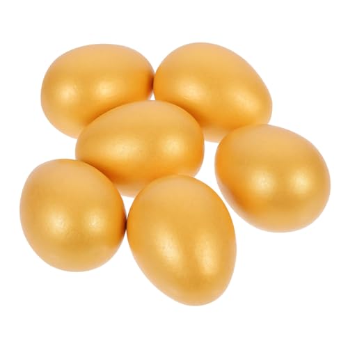 KOMBIUDA 6st Ostern Goldene Eier Osterei- Hühnernistei Küken Ostereier Dekorationen Osterparty Gefallen Ostereier Malen Osterkörbchenfüller Hennen Eier Legen Lassen Korb Hölzern KOMBIUDA 6st Ostern Goldene Eier Osterei- Hühnernistei Küken Ostereier Dekorationen Osterparty Gefallen Ostereier Malen Osterkörbchenfüller Hennen Eier Legen Lassen Korb Hölzern von KOMBIUDA