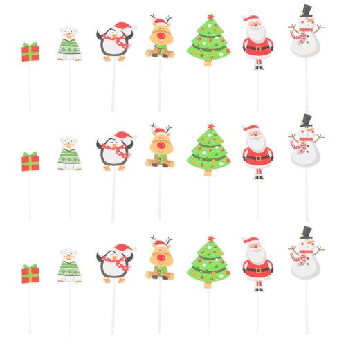 KOMBIUDA 70 Stück Weihnachtskucheneinsatz Weihnachtskuchen-Flagge Zubehör für Partykuchen christmas cake decoration weihnachten tortendeko Kuchendeckel Party-Kuchen-Picks Papier Colorful KOMBIUDA 70 Stück Weihnachtskucheneinsatz Weihnachtskuchen-Flagge Zubehör für Partykuchen christmas cake decoration weihnachten tortendeko Kuchendeckel Party-Kuchen-Picks Papier Colorful von KOMBIUDA