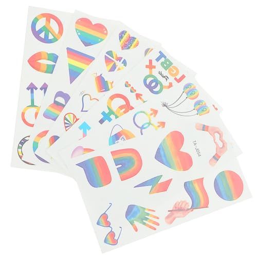 KOMBIUDA Party-deko-Aufkleber Pride Gay Transfer-Aufkleber DIY-Dekoration Rainbow Love Pride Sticker KOMBIUDA Party-deko-Aufkleber Pride Gay Transfer-Aufkleber DIY-Dekoration Rainbow Love Pride Sticker von KOMBIUDA