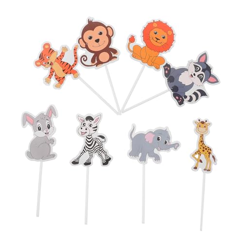 KOMBIUDA Dschungel Kuchen Dekoration 8 stücke Tier Kuchen Toers Geburtstag Party Favors Cupcake Picks Dessert KOMBIUDA Dschungel Kuchen Dekoration 8 stücke Tier Kuchen Toers Geburtstag Party Favors Cupcake Picks Dessert von KOMBIUDA