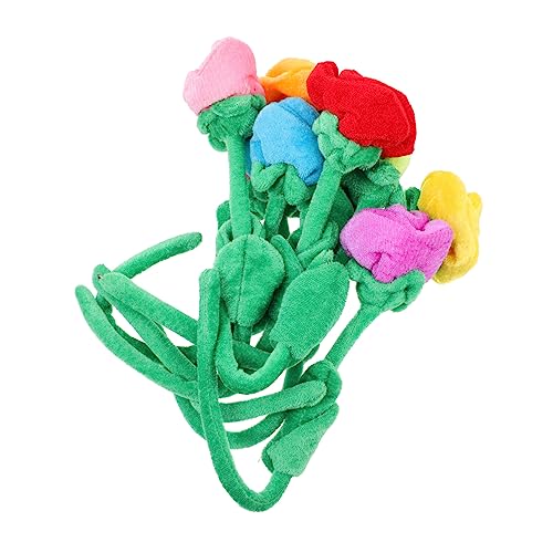 KOMBIUDA Plüsch-Rose Ornament Künstliche Blume Heimdekoration Blumenstrauß Für Jungen Und Mädchen von KOMBIUDA