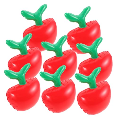 KOMBIUDA 8 Stück Teiliges Aufblasbare Obstballons Große Apfel-deko Vielseitige Schulanfangsdekoration für Klassenzimmer Kinderfreundliche Party-requisiten Leicht Aufzublasen Pvc-material von KOMBIUDA