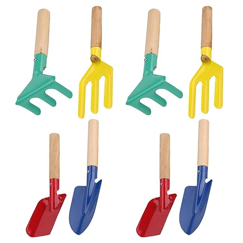 KOMBIUDA 8 Teiliges Gartenwerkzeug Set Mit Holzgriffen Handkelle Wurzeljäter Pflanzschaufel Und Harke Für Effektives Graben Jäten Und Pflanzen Im Garten KOMBIUDA 8 Teiliges Gartenwerkzeug Set Mit Holzgriffen Handkelle Wurzeljäter Pflanzschaufel Und Harke Für Effektives Graben Jäten Und Pflanzen Im Garten von KOMBIUDA
