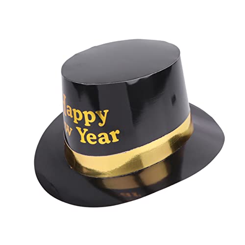 KOMBIUDA 8St neues jahr tophat Silvester-Party-Requisiten Neujahrsmützen 2020 Kappen Zylinder Papierkappe des neuen Jahres Party-Neujahrshüte bilden schmücken Geschenk Kleidung von KOMBIUDA