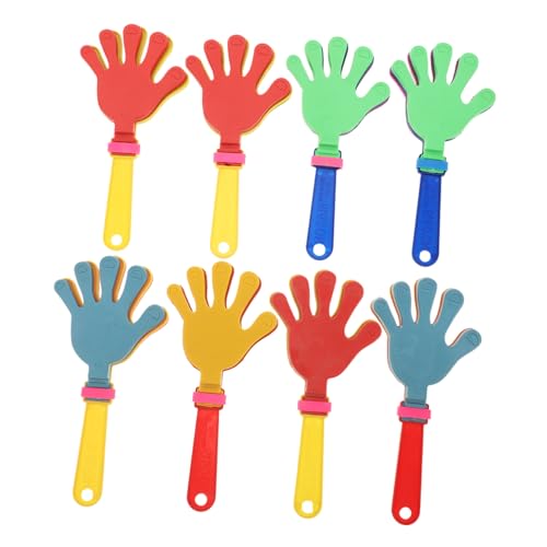 KOMBIUDA 8stücke Plastik-handklatscher Krachmacher Für Sportveranstaltungen Feiern Kinderaktivitäten Party-Spielzeug Jubel-Accessoires Auffällige Farben Langlebig Für Geburtstage Und Mehr von KOMBIUDA