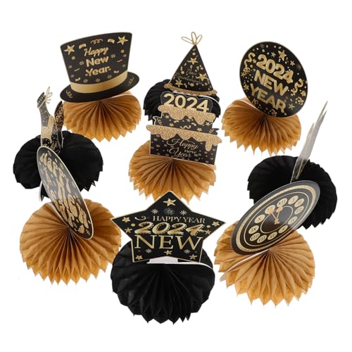 KOMBIUDA 9 Stück Teiliges Happy Year Tischdekoration Papier Wabenbälle Kreative Honigwaben Ornamente Vielseitig als Partydeko Handfächer und Frühlingsfest Zubehör KOMBIUDA 9 Stück Teiliges Happy Year Tischdekoration Papier Wabenbälle Kreative Honigwaben Ornamente Vielseitig als Partydeko Handfächer und Frühlingsfest Zubehör von KOMBIUDA
