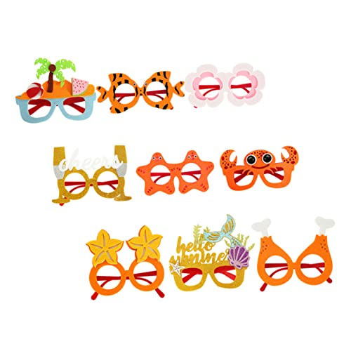 KOMBIUDA 9 Stück Teiliges Partybrillen für Themenbrille Fotorequisite für Geburtstagsfeiern und Feiern für Fotos und Tägliches KOMBIUDA 9 Stück Teiliges Partybrillen für Themenbrille Fotorequisite für Geburtstagsfeiern und Feiern für Fotos und Tägliches von KOMBIUDA