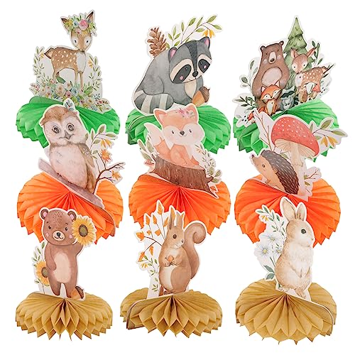 KOMBIUDA 9-teiliges Tischset Mit Waldtier-wabenmotiv Tischdekoration Für Kindergeburtstage KOMBIUDA 9-teiliges Tischset Mit Waldtier-wabenmotiv Tischdekoration Für Kindergeburtstage von KOMBIUDA