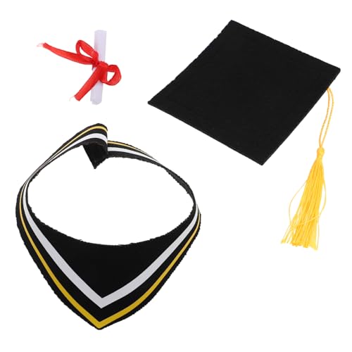 KOMBIUDA Abschlussbär-Outfit Abschlussoutfit für Stofftiere winziges Abschluss-Stofftier Mini-Plüsch-Abschluss-Stofftier Puppenkleidung Grad-Hut-Stofftier Plüschbär-Tiermütze Papier Yellow KOMBIUDA Abschlussbär-Outfit Abschlussoutfit für Stofftiere winziges Abschluss-Stofftier Mini-Plüsch-Abschluss-Stofftier Puppenkleidung Grad-Hut-Stofftier Plüschbär-Tiermütze Papier Yellow von KOMBIUDA