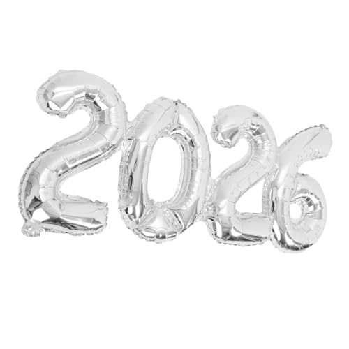KOMBIUDA Aluminium Folienballon für Silvester Abschlussfeier Geburtstagsfeier Stilvolle Dekoration für Themenpartys und Fotoaufnahmen von KOMBIUDA
