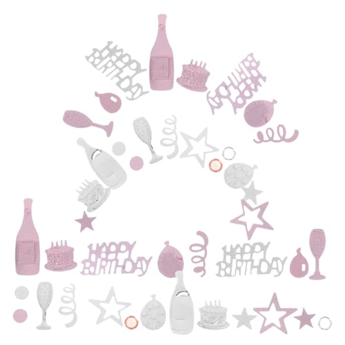 KOMBIUDA Bunte Happy Birthday Konfetti Tischdeko Packung Vielseitiges Streukonfetti für Partydekoration Geburtstagsfeier Tischstreu Einfache Diy KOMBIUDA Bunte Happy Birthday Konfetti Tischdeko Packung Vielseitiges Streukonfetti für Partydekoration Geburtstagsfeier Tischstreu Einfache Diy von KOMBIUDA