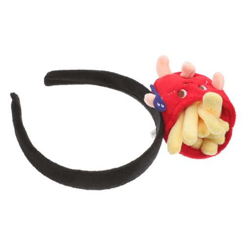 KOMBIUDA Cartoon Pommes Frites Stirnband aus Leichtes Strapazierfähiges Party Kopfschmuck für Erwachsene Kreatives Chips Design Rutschfester Haarreif für Halloween und Geburtstagspartys KOMBIUDA Cartoon Pommes Frites Stirnband aus Leichtes Strapazierfähiges Party Kopfschmuck für Erwachsene Kreatives Chips Design Rutschfester Haarreif für Halloween und Geburtstagspartys von KOMBIUDA