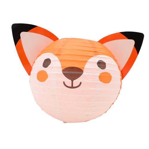 KOMBIUDA Cartoon Tier Laterne Aus Papier Leichte Tragbare Deko Für Kindergarten Und Kindergeburtstage Bunte DIY Tierlaterne Für Feste Und Partys Fuchs KOMBIUDA Cartoon Tier Laterne Aus Papier Leichte Tragbare Deko Für Kindergarten Und Kindergeburtstage Bunte DIY Tierlaterne Für Feste Und Partys Fuchs von KOMBIUDA