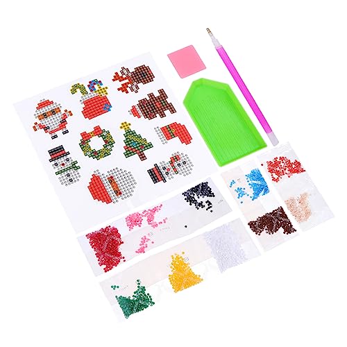 KOMBIUDA Diamant-Sticker-Spielzeug Für Kinder Selbstklebend Mit Verschiedenen Formen Für Weihnachts-Dekoration KOMBIUDA Diamant-Sticker-Spielzeug Für Kinder Selbstklebend Mit Verschiedenen Formen Für Weihnachts-Dekoration von KOMBIUDA