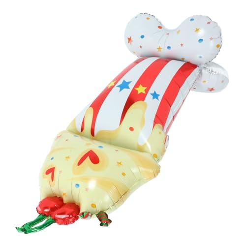 KOMBIUDA Aluminiumfolie Eiscreme-luftballons Dekorationen Stehende 4d-party-requisiten Für Jungen Und Mädchen von KOMBIUDA