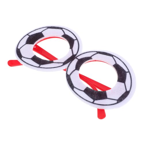 KOMBIUDA Fußballbrille Fußball Party Gastgeschenke Fußball Party Fußballbrille Damen Sport Thema Brille Team Brille Fußball Brille Fußball Kunststoff von KOMBIUDA