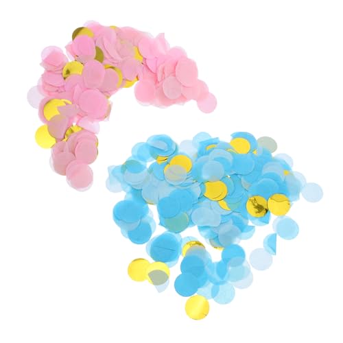 KOMBIUDA Gender Reveal Konfetti Teilig Streudeko und Blau Runde Tischdeko für Babyparty Nachhaltige Girl Confetti Vielseitig Einsetzbar für Shower Feier KOMBIUDA Gender Reveal Konfetti Teilig Streudeko und Blau Runde Tischdeko für Babyparty Nachhaltige Girl Confetti Vielseitig Einsetzbar für Shower Feier von KOMBIUDA