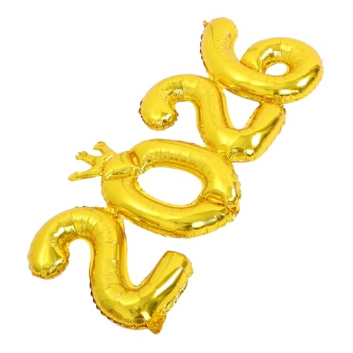 KOMBIUDA Große Goldene Aluminiumfolienballons für Neujahrsfeier Abschlussfeier und Hochzeitsdeko Leicht Aufzublasen Einzigartigem Design für Fest KOMBIUDA Große Goldene Aluminiumfolienballons für Neujahrsfeier Abschlussfeier und Hochzeitsdeko Leicht Aufzublasen Einzigartigem Design für Fest von KOMBIUDA