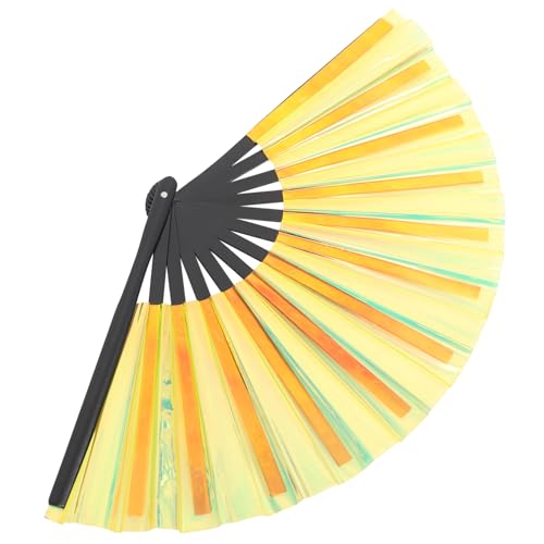 KOMBIUDA Großer Faltbarer Handgehaltener Chinesischer Fächer aus Langlebigem Leicht und Tragbar für Tanzpartys Musikfestivals und Chinesische Kulturfans KOMBIUDA Großer Faltbarer Handgehaltener Chinesischer Fächer aus Langlebigem Leicht und Tragbar für Tanzpartys Musikfestivals und Chinesische Kulturfans von KOMBIUDA