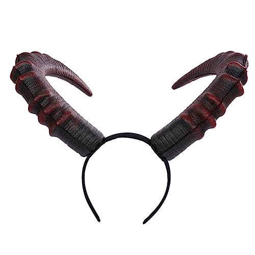 KOMBIUDA Großer Teufelshörner Haarreif Ox Horn Haarschmuck für Halloween Karneval Cosplay Kostüm Party Zubehör KOMBIUDA Großer Teufelshörner Haarreif Ox Horn Haarschmuck für Halloween Karneval Cosplay Kostüm Party Zubehör von KOMBIUDA