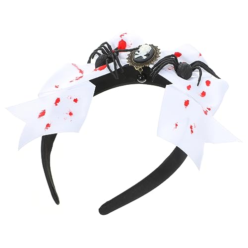 KOMBIUDA Halloween Haar Halloween Kopfbedeckung Party Cosplay Zubehör Geisterspinne Kostüm Halloween Haarbänder Stirnbänder Halloween Stirnband Party Dress Up Haarreifen von KOMBIUDA