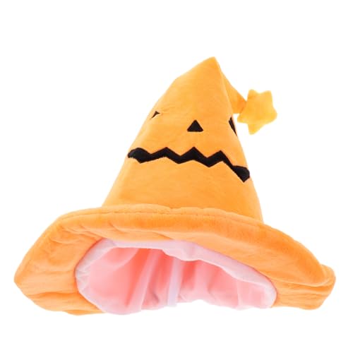 KOMBIUDA Hexenhut Weihnachtszubehör Party Kopfbedeckung Weihnachten Maskerade Karneval Halloween Zaubererhut Hexenkostüm Zubehör Kürbishüte Für Frauen Cosplay Partyhüte Stoff von KOMBIUDA