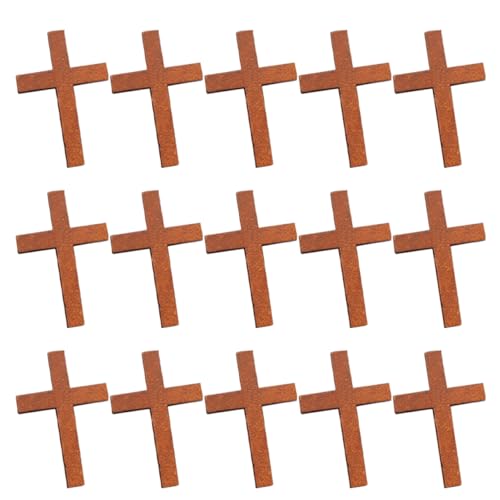 KOMBIUDA 40 Stück Mini-kreuzanhänger Aus Holz Kreuzanhänger Für Schmuckherstellung Kleine Kreuze Zum Basteln KOMBIUDA 40 Stück Mini-kreuzanhänger Aus Holz Kreuzanhänger Für Schmuckherstellung Kleine Kreuze Zum Basteln von KOMBIUDA