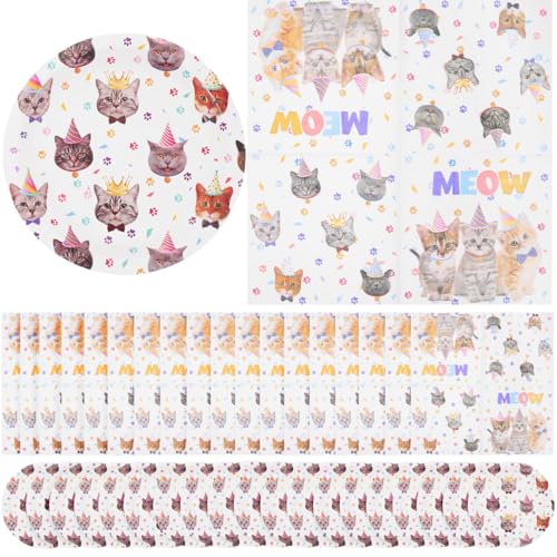 KOMBIUDA Katzen Partygeschirr Set ein schließlich 20pcs Teller und 20pcs Servietten Katze Thema Party Dekorationen Kätzchen Geschirr Party Teller Servietten zum Geburtstag der Katze KOMBIUDA Katzen Partygeschirr Set ein schließlich 20pcs Teller und 20pcs Servietten Katze Thema Party Dekorationen Kätzchen Geschirr Party Teller Servietten zum Geburtstag der Katze von KOMBIUDA
