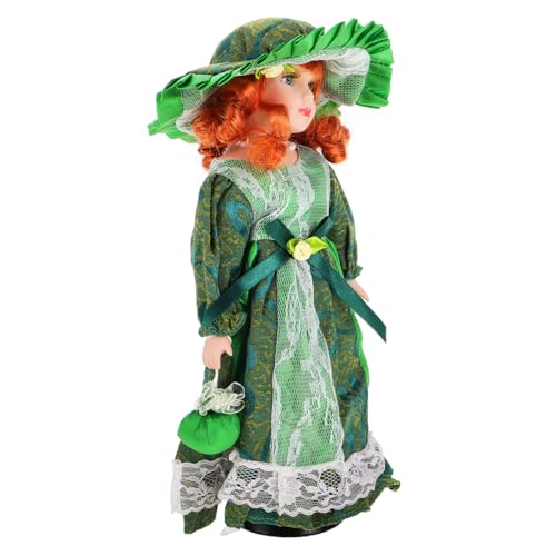 KOMBIUDA Retro Puppe Figur Vintage Keramik Puppe viktorianischen Puppenhaus Display Porzellan Sammler Puppe KOMBIUDA Retro Puppe Figur Vintage Keramik Puppe viktorianischen Puppenhaus Display Porzellan Sammler Puppe von KOMBIUDA