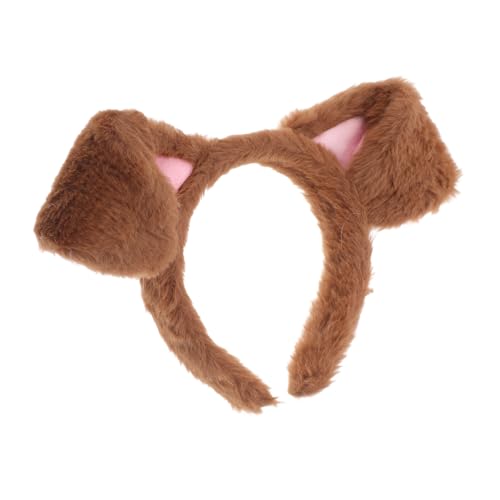 KOMBIUDA Kostüm Hundeohren Stirnband Cartoon Hund Ohr Haarreif für Party Cosplay Halloween Leichtes Bequemes Accessoire mit Niedlichem Design für Erwachsene von KOMBIUDA
