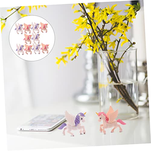 KOMBIUDA Mini-einhornfiguren Satz Kunststoff Deko Für Mädchenzimmer Handwerkskunst Als Einhorn-Spielzeug Und Ornament KOMBIUDA Mini-einhornfiguren Satz Kunststoff Deko Für Mädchenzimmer Handwerkskunst Als Einhorn-Spielzeug Und Ornament von KOMBIUDA