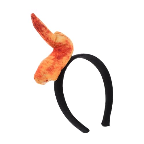 KOMBIUDA Lustiges Food Stirnband mit Hähnchenflügel Design Cosplay Accessoire für Partys Fotoshootings und Festivals und Leichtes Haarband für Damen und Herren von KOMBIUDA
