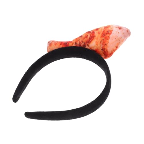 KOMBIUDA Lustiges Hähnchenkeulen Haarband Simulation Food Kopfschmuck für Partys Cosplay Geburtstagsfeiern und Fotoshootings Elastisches Kostümzubehör für Unvergessliche von KOMBIUDA