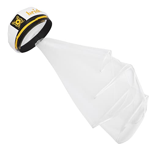 KOMBIUDA Hut Hochzeit Damen Brauthut Schleier Partyhüte Matrosenhut Junggesellinnenabschied Brautaccessoires Stirnbandschleier KOMBIUDA Hut Hochzeit Damen Brauthut Schleier Partyhüte Matrosenhut Junggesellinnenabschied Brautaccessoires Stirnbandschleier von KOMBIUDA