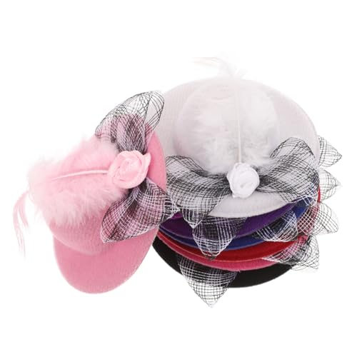KOMBIUDA Mini-Haar-Accessoire Netz-blumenhut 7-TLG DIY-bastelset Dekorative Puppenhüte Minihüte Zum Basteln KOMBIUDA Mini-Haar-Accessoire Netz-blumenhut 7-TLG DIY-bastelset Dekorative Puppenhüte Minihüte Zum Basteln von KOMBIUDA